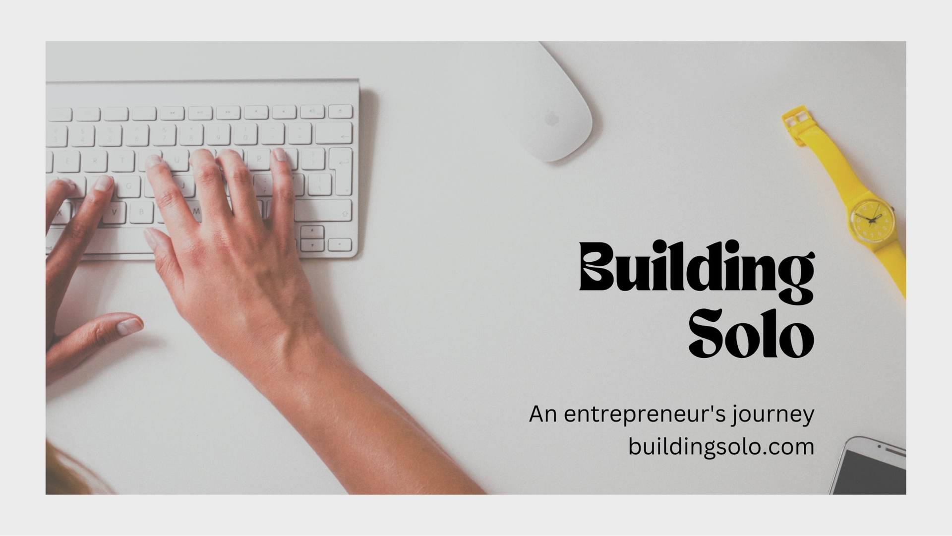 Building solo blog banner